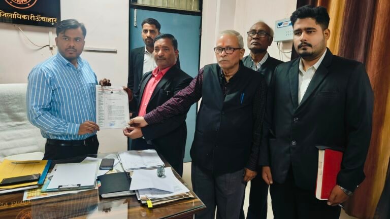 एनएचएआई ने बिगाड़ दी तहसील परिसर की सूरत, नाराज अधिवक्ताओं ने सौंपा ज्ञापन