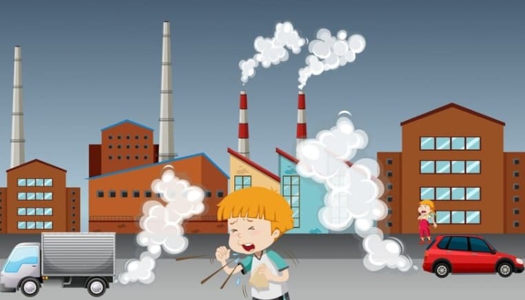 Essay on Air Pollution in Hindi 1 हवा में बढ रहा प्रदूषण रायबरेली में जहरीली हो रही हवा