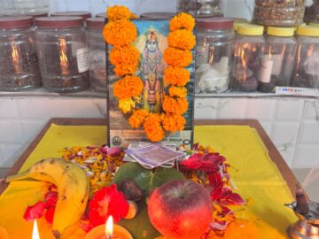 IMG 20251018 WA0281 आयोजित हुई भगवान धन्वंतरि की पूजा