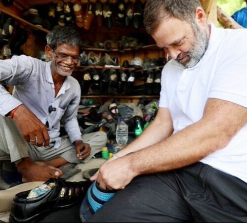 IMG 20251111 WA01501 राहुल गांधी को चप्पल बनाकर देने वाले रामचेत मोची का निधन, राहुल गांधी ने की थी मदद