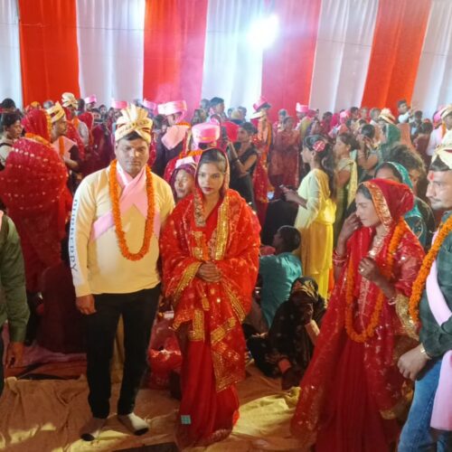 IMG 20251129 WA0174 मंत्रोच्चार के बीच 288 जोड़ों ने थामा एक दूजे का हाथ