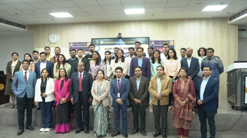 एम्स रायबरेली ईएनटी विभाग में राष्ट्रीय कार्यशाला आयोजित