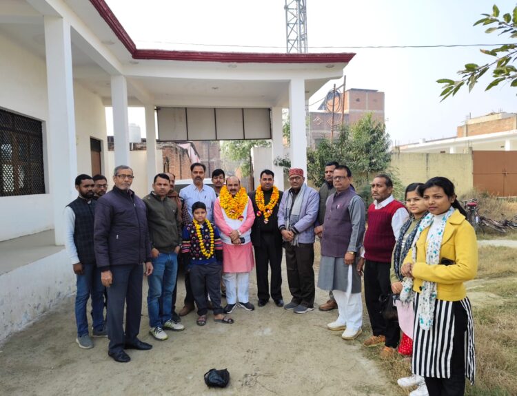 IMG 20251207 WA0129 शिक्षकों का सम्मान और विद्यालयों का विकास मेरी प्राथमिकता : शिक्षक विधायक उमेश द्विवेदी