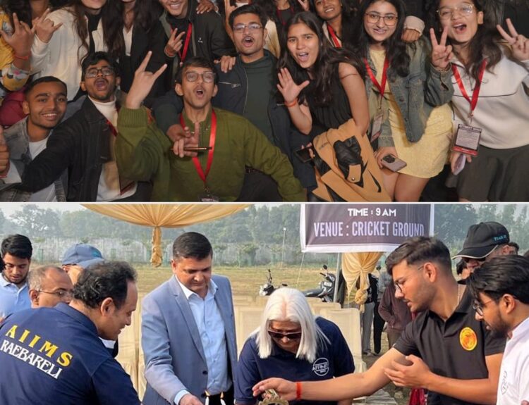 IMG 20251227 WA0183 एफ़िनिटी 2025 ने AIIMS रायबरेली में अंतर-महाविद्यालयीय मेडिकल फेस्ट्स के लिए एक नया मानक स्थापित किया