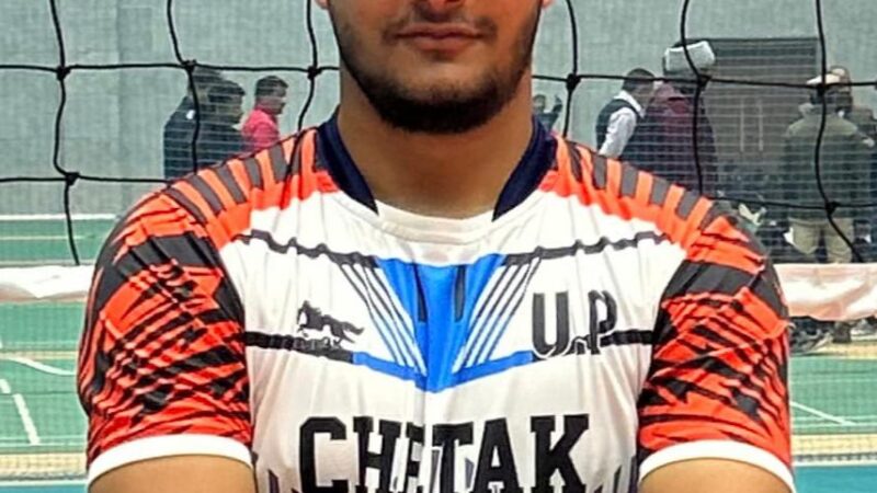 पृथ्वीराज सिंह का सीनियर नेशनल वालीबाल टीम में हुआ चयन, जनपद में खुशी की लहर