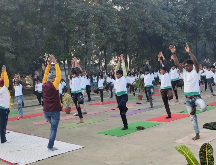 IMG 20260112 WA0108 कड़ाके की ठंड में भी उत्साह से जुटे प्रशिक्षार्थी, विवेकानंद की कर्मठता का जीवंत उदाहरण