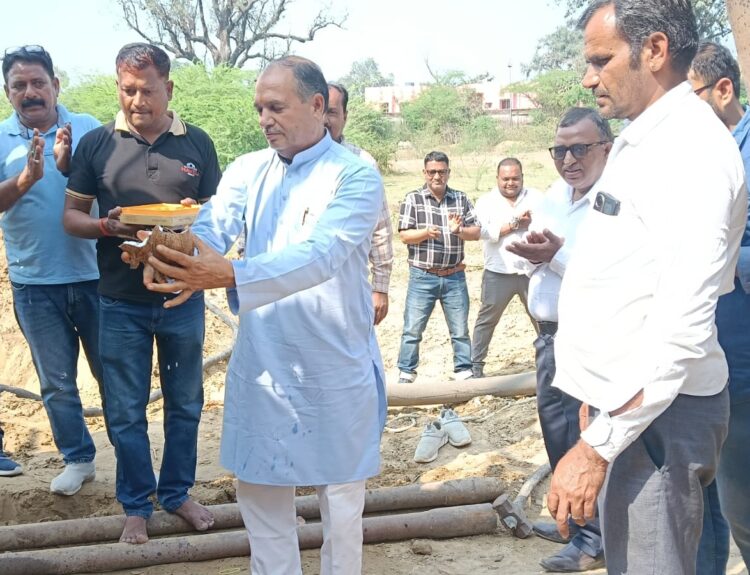 IMG 20260224 WA0144 नए नलकूप का शुभारंभ, पेयजल संकट होगा दूर