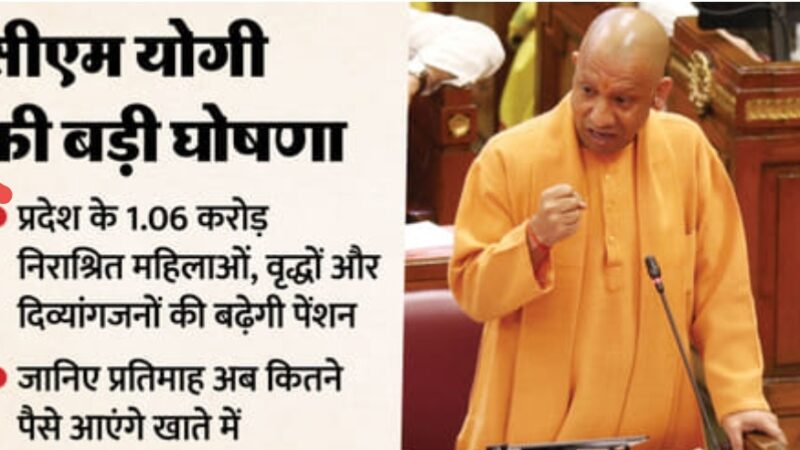 मुख्यमंत्री की बड़ी घोषणा: निराश्रितों की पेंशन 1000 से बढ़कर 1500 रुपये होगी
