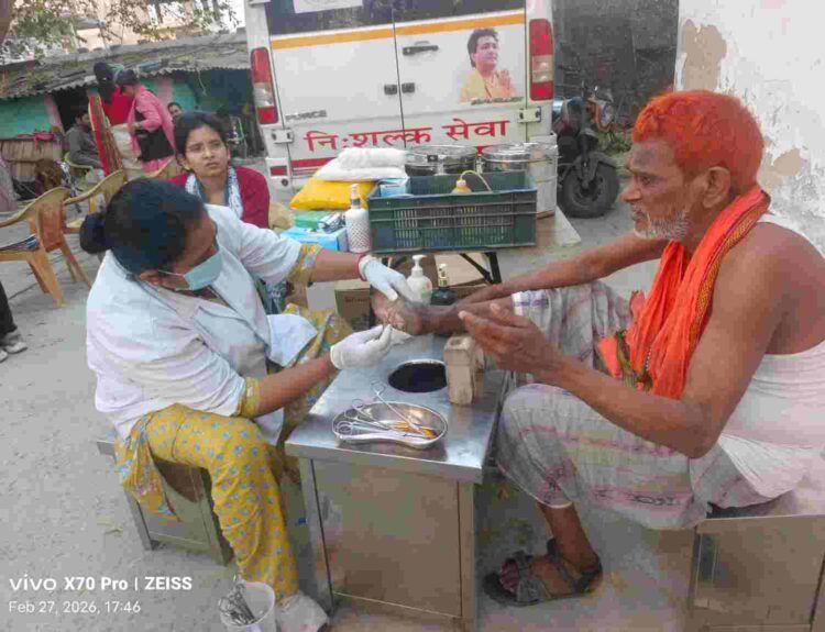compressed image2026 02 27 18 18 42.929925 कुष्ठ रोगियों कि सेवा सबसे बड़ी सेवा - सेवा भारती
