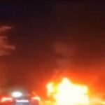 रायबरेली में चलती बस में लगी भीषण आग, सभी यात्री सुरक्षित बचे