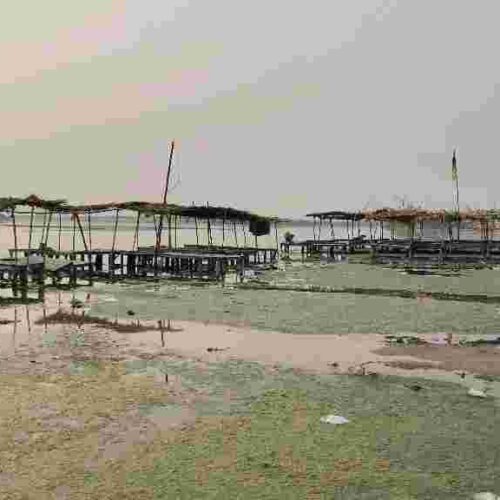 compressed image2026 03 10 17 43 07.563947 1 गंगा में बढ़ा जलस्तर, श्रद्धालुओं में खुशी लेकिन कटरी की फसलें प्रभावित