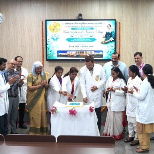 IMG 20260512 WA0233 एम्स, रायबरेली ने कई गतिविधियों के साथ अंतर्राष्ट्रीय नर्स दिवस मनाया