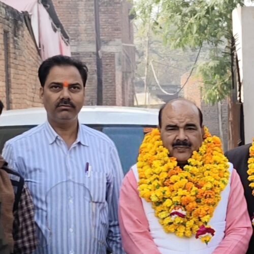 IMG 20260526 WA0235 शिक्षक विधायक उमेश द्विवेदी को पुनः भारतीय जनता पार्टी द्वारा प्रत्याशी घोषित किए जाने पर जताया हर्ष।