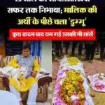 15 साल का साथ… मालिक की अर्थी के पीछे चला ‘डुग्गू’, कुछ कदम बाद थम गई सांसें, बैतूल की कहानी कर देगी भावुक