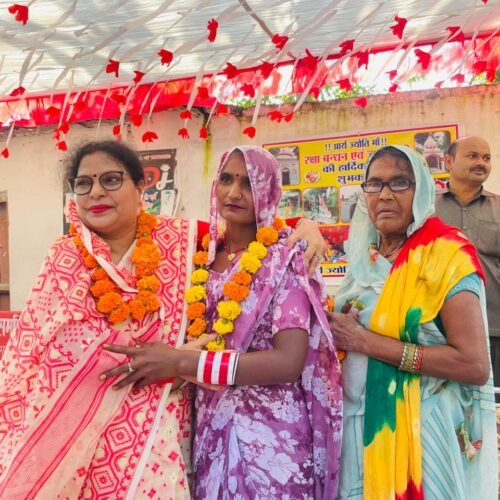 IMG 20260911 WA0228 भंडारे में शामिल हुईं सुधा द्विवेदी, ग्रामीणों से की मुलाकात